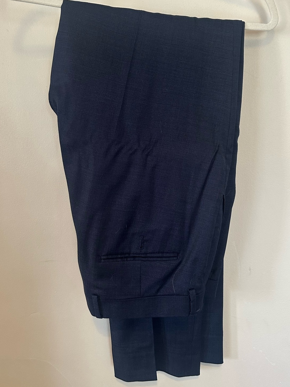 MEN’S Kenneth Cole Men's Navy Dress Pants - Slim Fit Tailored Trousers